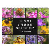 Up CloseとPersonal with the Bees Photo カレンダー (カバー)