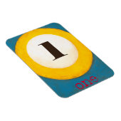 Up Close絵画 of Number Oneプールボール マグネット (右側)