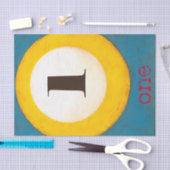 Up Close絵画 of Number Oneプールボール 薄葉紙 (クラフト)