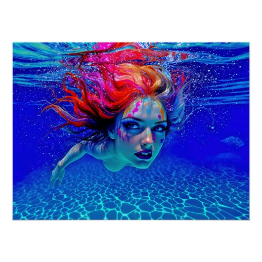 “Up Close and Personal” - A Chromatic Portrait ポスター (正面)