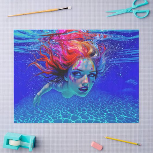 “Up Close and Personal” - A Chromatic Portrait 薄葉紙 (クラフト)