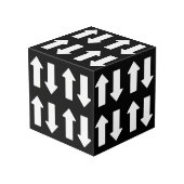 Up Down Wood Cube Decor フォトキューブ (裏面アングル)