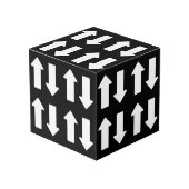 Up Down Wood Cube Decor フォトキューブ (正面アングル)