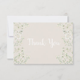 Up in the Clouds赤ちゃんシャワーサンキューカード サンキューカード