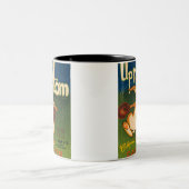 Up Nアトムヴィンテージ作成ラベル ツートーンマグカップ (中央)