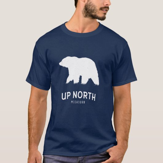 Up North Michigan Bear Tシャツ (正面)