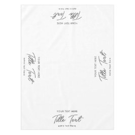 Up Shop Tableポップ・アートのランナーバナースクリプモダント テーブルクロス