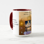 Up the creek without Coffee....in the Reeds マグカップ (正面左)