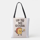 Up to No Gouda Shopping Bag Tote トートバッグ (裏面)