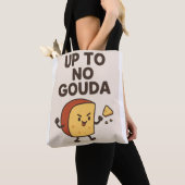 Up to No Gouda Shopping Bag Tote トートバッグ (クローズアップ)