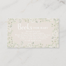 Up to the Clouds赤ちゃんシャワーブックベビーカード エンクロージャーカード