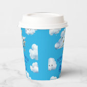 Up, Up, and：テディ遠くにの最初の誕生日が飛び散る 紙コップ (左)