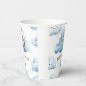 Up, Up, and:テディ遠くにの最初の誕生日が飛び散る 紙コップ (右)