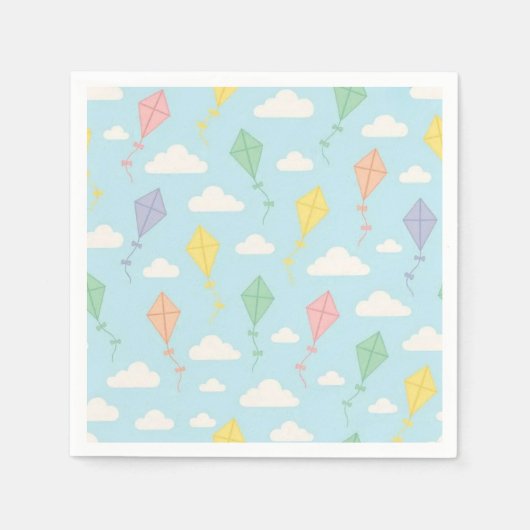 Up, Up and Away スタンダードカクテルナプキン (正面)