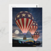 Up Up and Away ポストカード (正面/裏面)