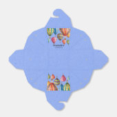 Up Up & Away 1st. Birthday Party フェイバーボックス (折り畳みなし)