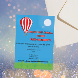 Up, Up & Away From Responsibility 招待状