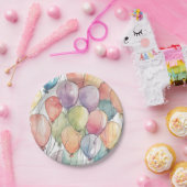 Up、Up、Birthday遠くに Party ペーパープレート (パーティー)