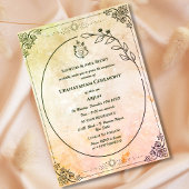 Upanayanam aka Hindu Holy Thread Janeu Ceremony 招待状