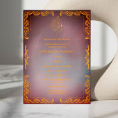 Upanayanam aka Hindu Holy Thread Janeu Ceremony 招待状