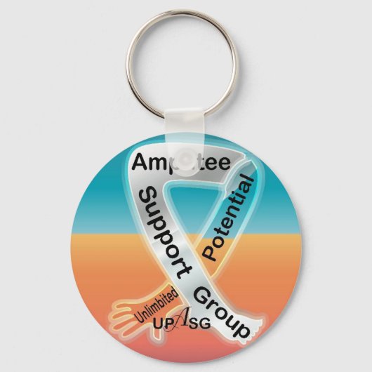 (UPASG)UnLIMBited Potential Amputee Support Group キーホルダー (正面)