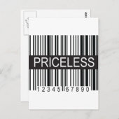 upcコードプライスなし ポストカード (正面/裏面)