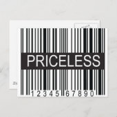 upcコードプライスなし ポストカード (正面/裏面)