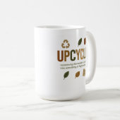 Upcycle Repurposing Discarded Materials Into Somet コーヒーマグカップ (正面右)