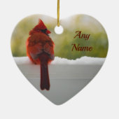 **Updated**(鳥)ショウジョウコウカンチョウと訪問者の天国詩 セラミックオーナメント (裏面)