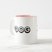Updog ツートーンマグカップ (正面左)