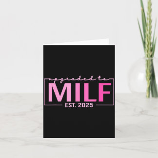 Upgraded To Milf Est 2025 Funny Birthday New Hot M カード