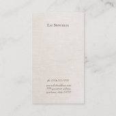 Upholsteer名刺 名刺 (裏面)