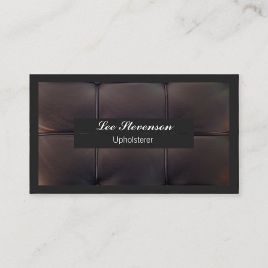 Upholsteer名刺 名刺 (正面)