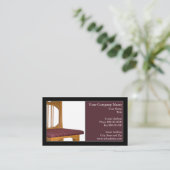 Upholstererの名刺 名刺 (スタンド正面)