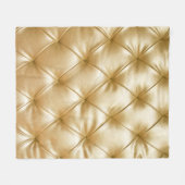 Upholstery luxurious sofa leather pattern backgro フリースブランケット (正面(横))