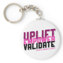 Uplift、Empower、Validate - Younique Keychain