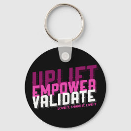 Uplift、Empower、Validate - Younique Keychain キーホルダー