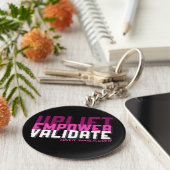 Uplift、Empower、Validate - Younique Keychain キーホルダー (側面)