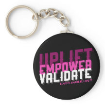 Uplift、Empower、Validate - Younique Keychain