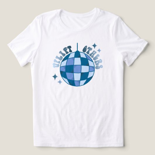 Uplift Others - Disco Ball Bright Vibes トライブレンドＴシャツ (デザイン正面)