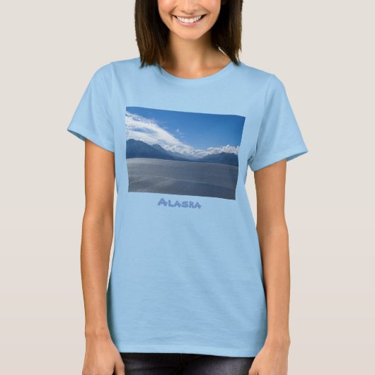 Uplifting Alaska Mountains T-Shirt Tシャツ (正面)
