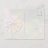 Uplifting and Inspiratational monarch Butterfly  ポストカード (裏面)