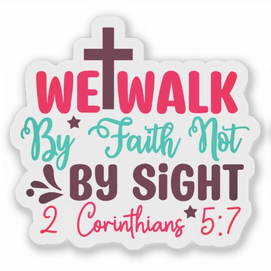 Uplifting Bible Verse Stickers シール (正面)