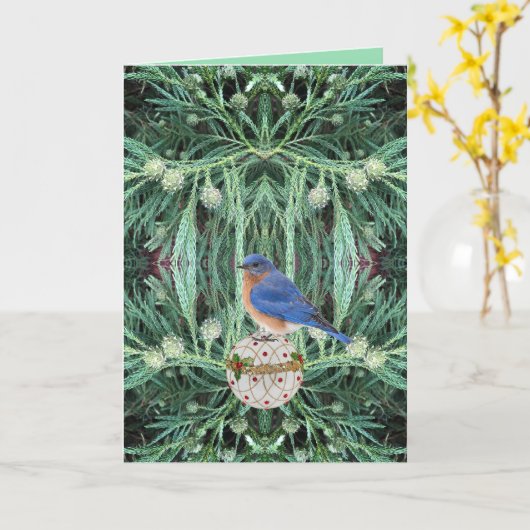 Uplifting Christmas Card with Message of Hope カード (黄色い花)