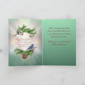 Uplifting Christmas Card with Message of Hope カード (内部)