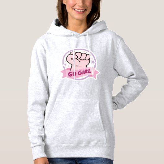 Uplifting Girl Power Empowerment Sweatshirt パーカ (正面)