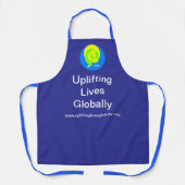 Uplifting Lives Globally, Apron - Blue エプロン (正面)