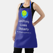 Uplifting Lives Globally, Apron - Blue エプロン (インサイチュ)