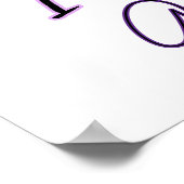 uplifting nursery wall poster for daughter ポスター (角)