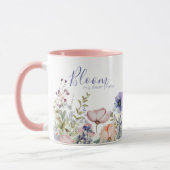 Uplifting Wildflower Bloom – Inspiring Friend Gift マグカップ (左)